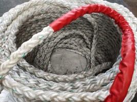 polyester touw met lus, lengte onbekend, dik 45 mm (3)